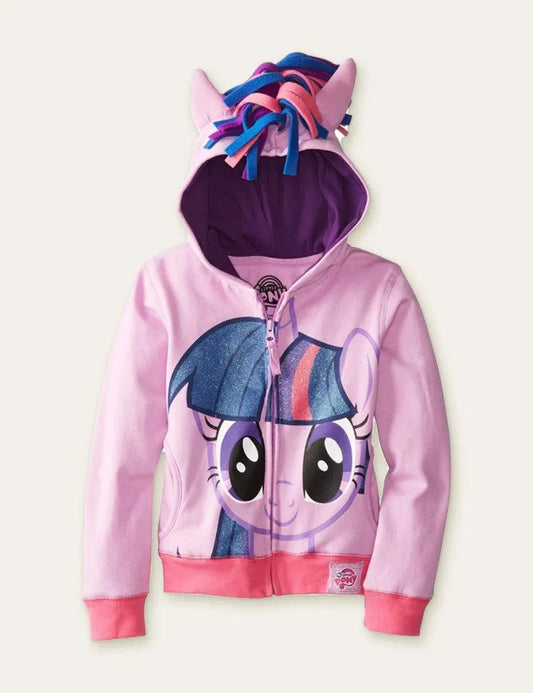 Rainbow Unicorn Wings Hooded Zip Jacket - Mini Taylor