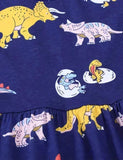 Kleid mit Multi-Dinosaurier-Life-Print