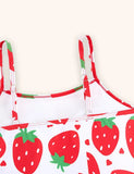 Costume da bagno stampato con fragole