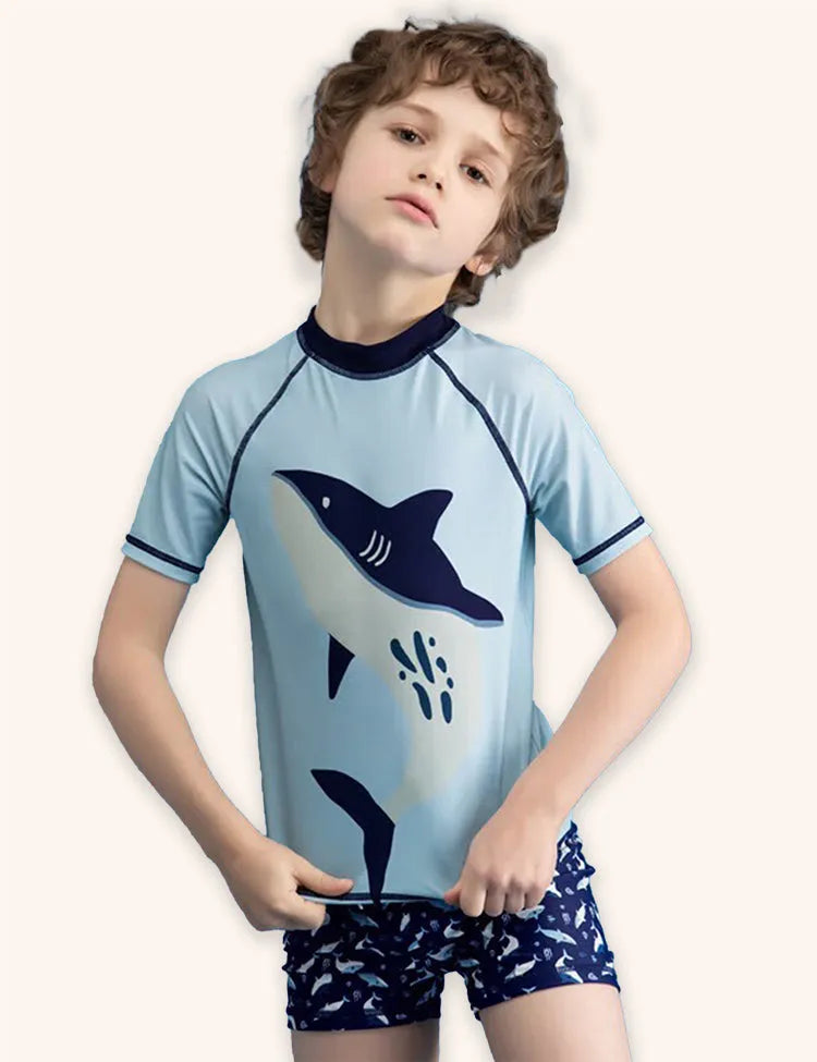 Maillot de bain imprimé requin