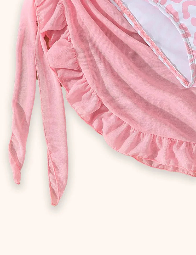 Conjunto de falda de tul bikini