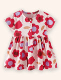 Robe en coton à imprimé floral doux