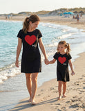Mom And Me Family Matching Printed Dress