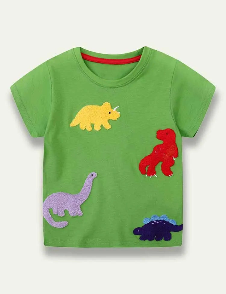 Furry Dinosaur T-Shirt - Mini Taylor
