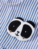 Süßes Panda-gestreiftes Westenkleid