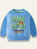 Crane Letter Printed Sweatshirt - Mini Taylor