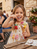 Ice Cream Appliqué Dress
