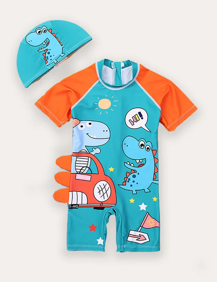 Costume intero con stampa cartoon