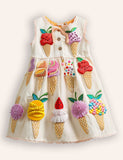 Ice Cream Appliqué Dress
