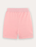 Shorts in cotone con ricami a fiori