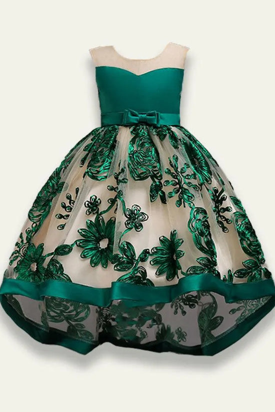 3D Embroidered Tail Party Dress - Mini Taylor