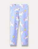 Leggings stampati con unicorno