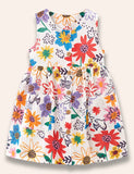 Robe débardeur imprimée multi-fleurs