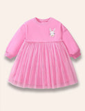 Rabbit Appliqué Tulle Dress - Mini berni