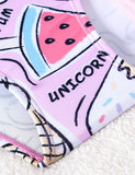 Ice Cream Printed Swimsuit Set