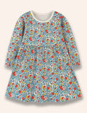 Robe imprimée multi-fleurs
