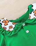 St. Patrick's Day Clover Print Dress - Mini Taylor