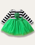 St. Patrick's Day Clover Tulle Dress - Mini Taylor
