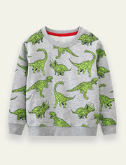 Dinosaur Printed Sweater - Mini Taylor
