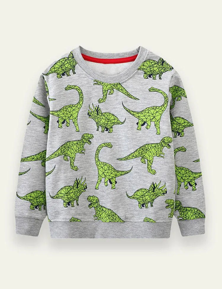 Dinosaur Printed Sweater - Mini Taylor