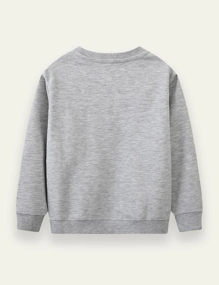 Excavator Printed Sweater - Mini Taylor