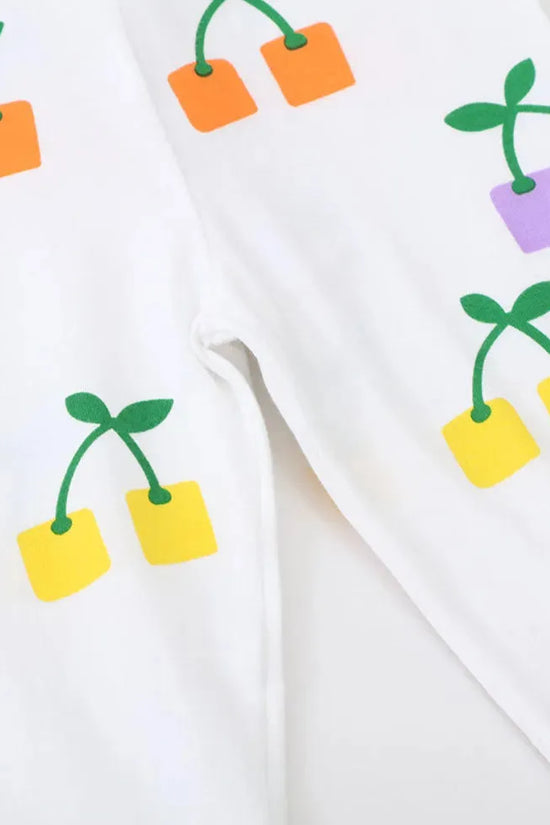 Multi Cherry Printed Leggings