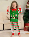 Passender Pyjama für die Familie der Weihnachtselfen