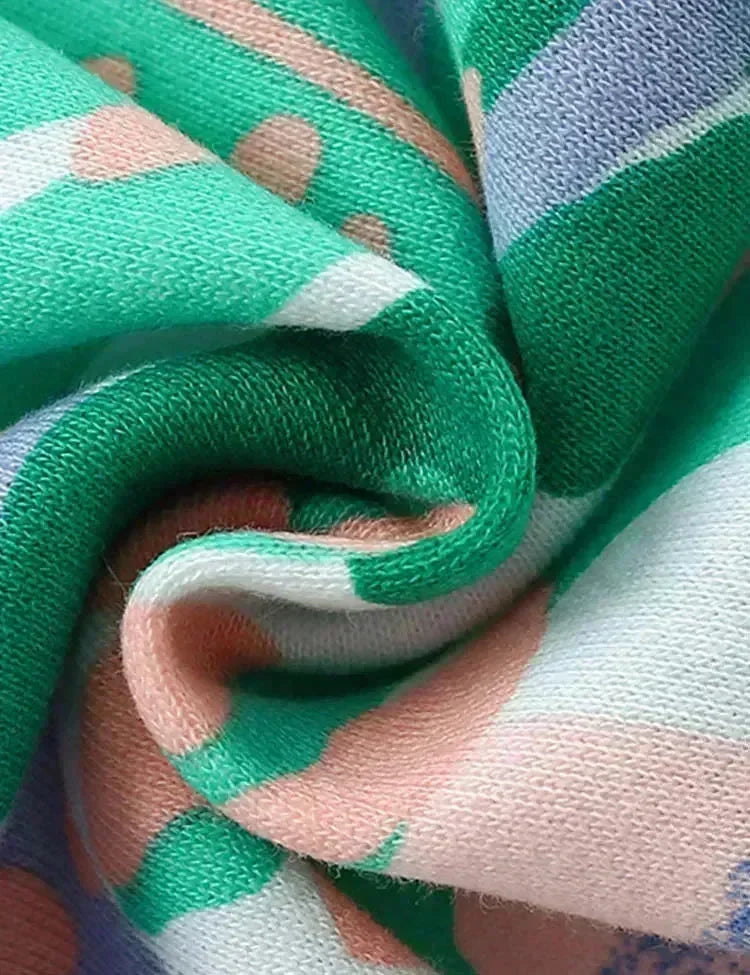 Tropical Leaves Printed Coat