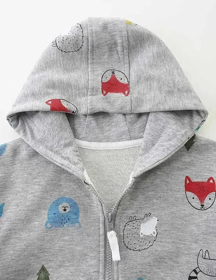 Mantel mit Animal-Print