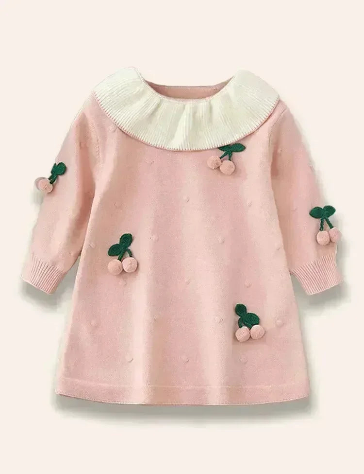 فستان سترة الكرز لعيد الميلاد