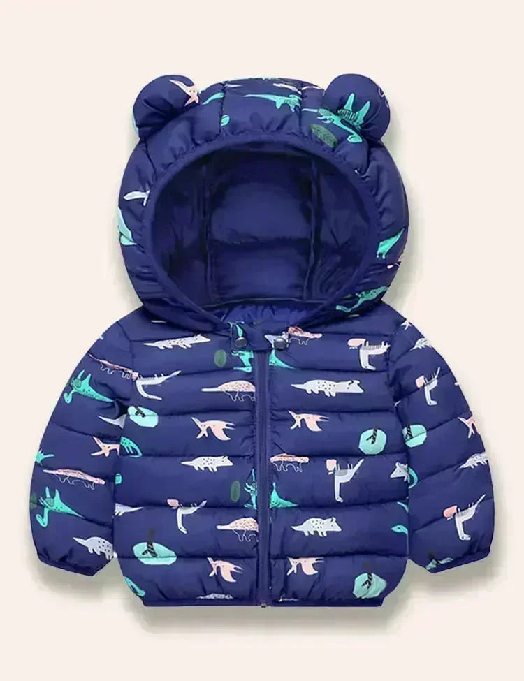 Abrigo cálido de la serie Cute Bear Ear