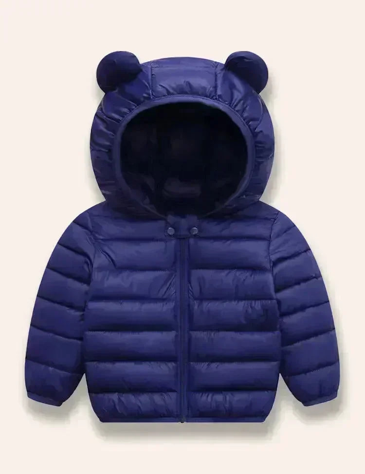 الصلبة اللون سلسلة معطف القطن