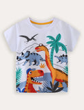 T-shirt à manches courtes imprimé Dinosaur World