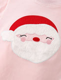 サンタクロースアップリケパジャマセット