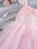 Flying Sleeve Sparkle Mermaid Princess Dress