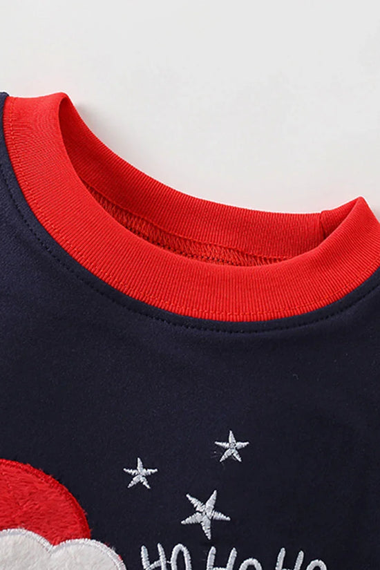 クリスマスサンタ刺繍ラウンジウェア