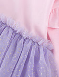 Robe en tulle à manches longues pour fille mignonne