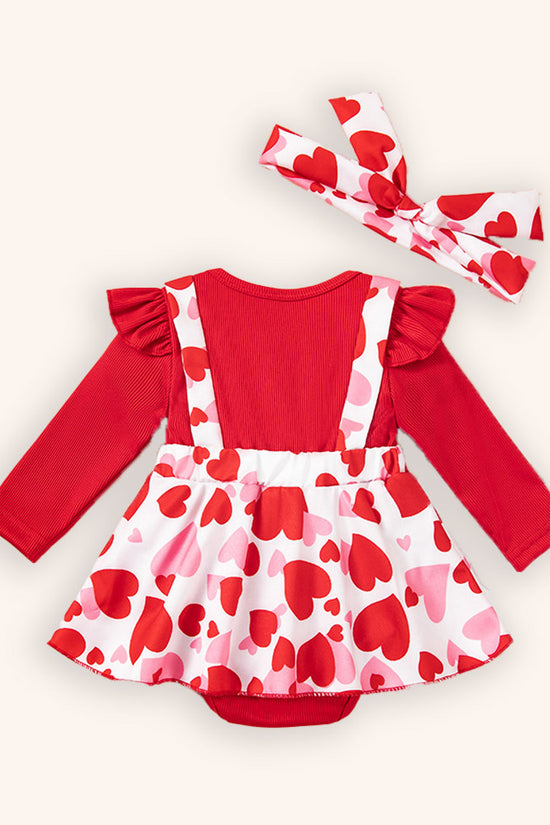 مجموعة ملابس عيد الحب بأكمام طويلة