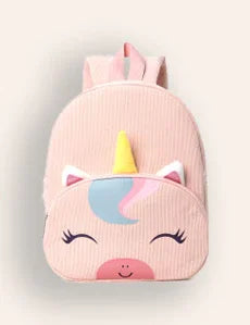 Sac d'école brodé d'ours mignon