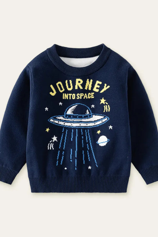 Alien UFO Pattern Sweater - Mini Taylor