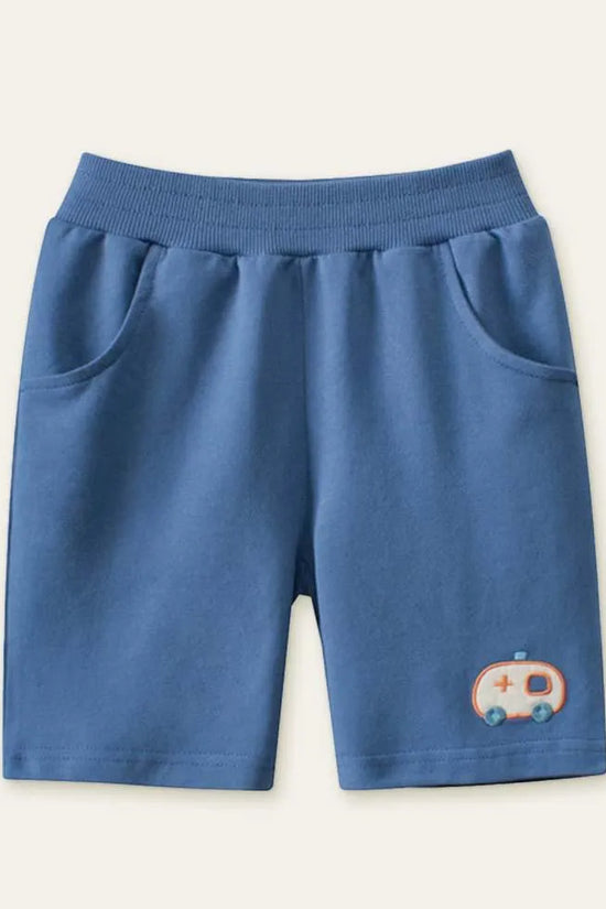 Ambulance Embroidered Shorts - Mini Taylor