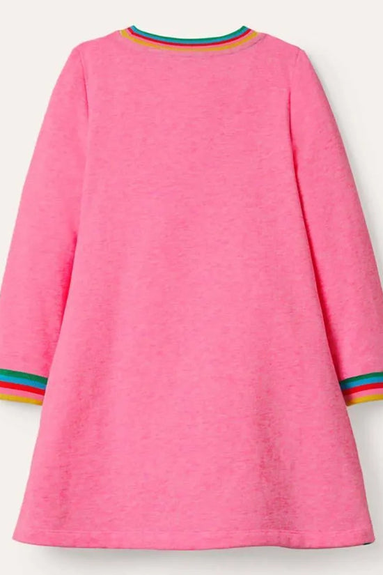 Animal Friends Appliqué Long Sleeve Dress - Mini Taylor