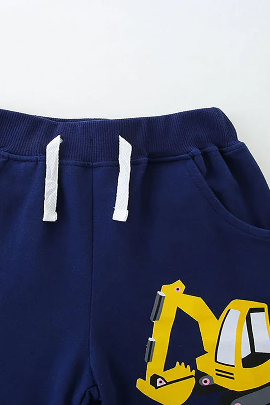 Excavator Printed Shorts