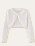 Bow Hollow out Sweater Cardigan