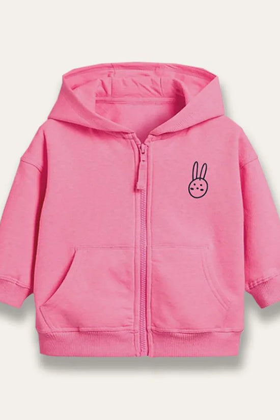 Bunny Print Hooded Coat - Mini Taylor