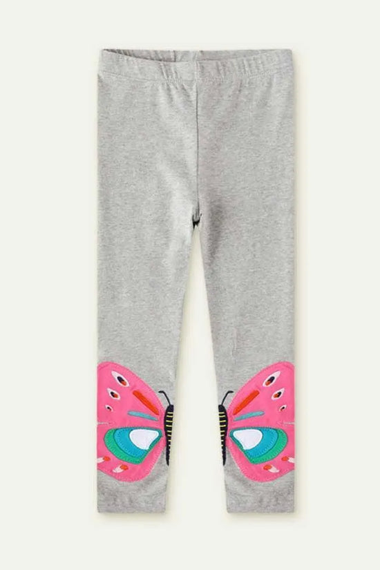 Butterfly Appliqué Leggings - Mini Taylor