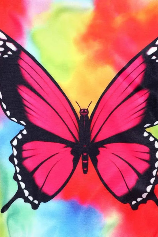 Butterfly Mermaid Printed Swimsuit - Mini Taylor