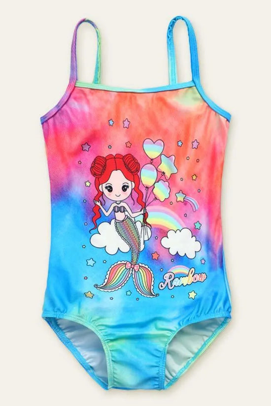 Butterfly Mermaid Printed Swimsuit - Mini Taylor