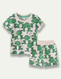 Cartoon Frog Printed Suit - Mini Taylor