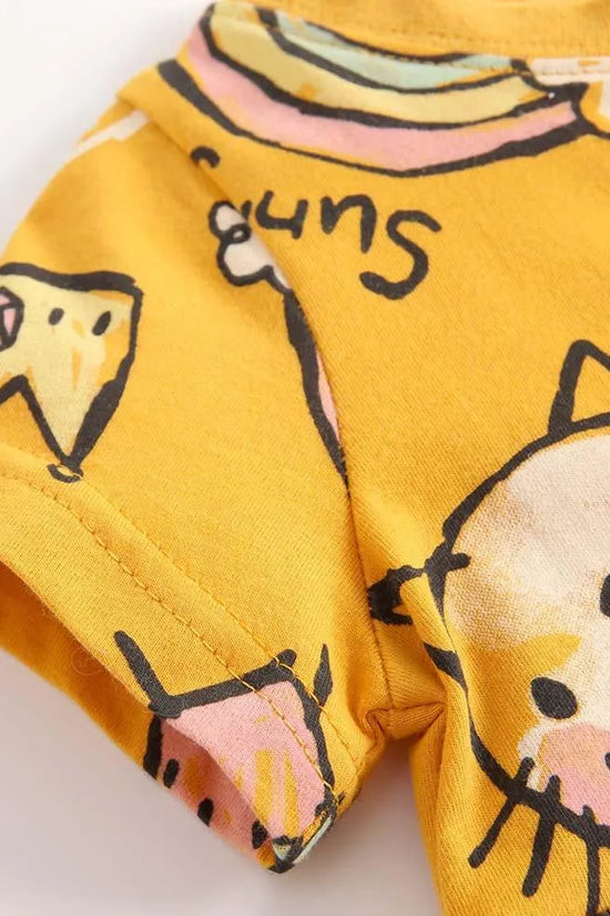 Cat Rainbow Printed Dress - Mini Taylor